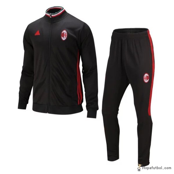 Chandal AC Milan 2016/17 Rojo Negro